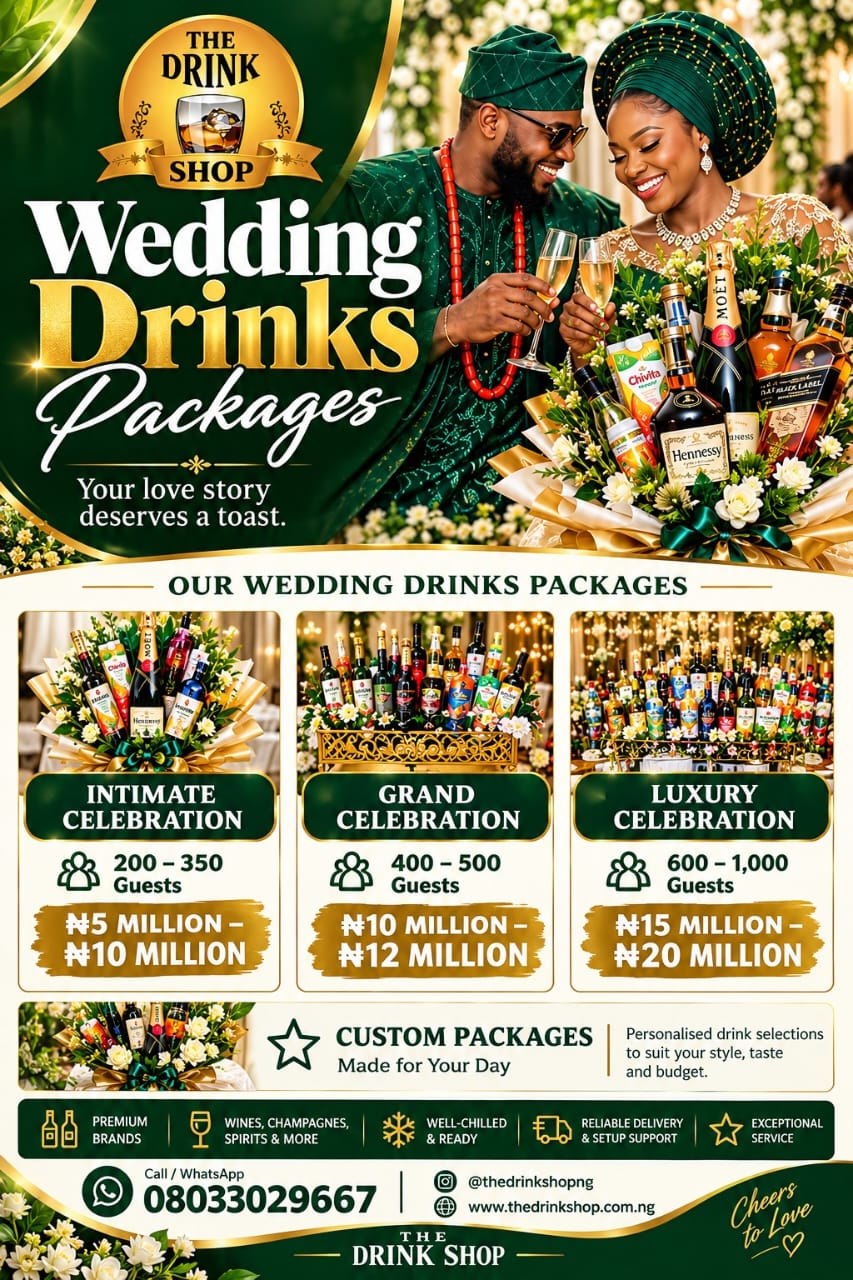 Wedding Drinks Promotion